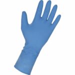 Nitrile blue gloves Malaysia/ جوانتي لاتكس نيتريل ماليزي أزرق - Image 2