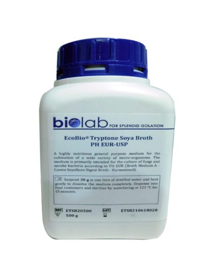 Trypton Soya Broth 500gm Biolab  بايولاب-اوروبي