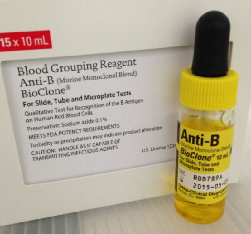 anti-B.bmp-1.jpg Bioclone-Anti - B ( 10 ml ) - Image 1