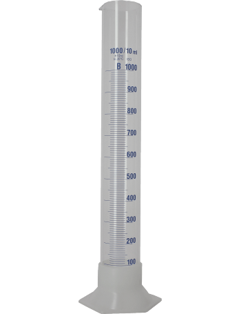 Cylinder 1litre/ مخبار مدرج زجاجي 1 لتر ألماني