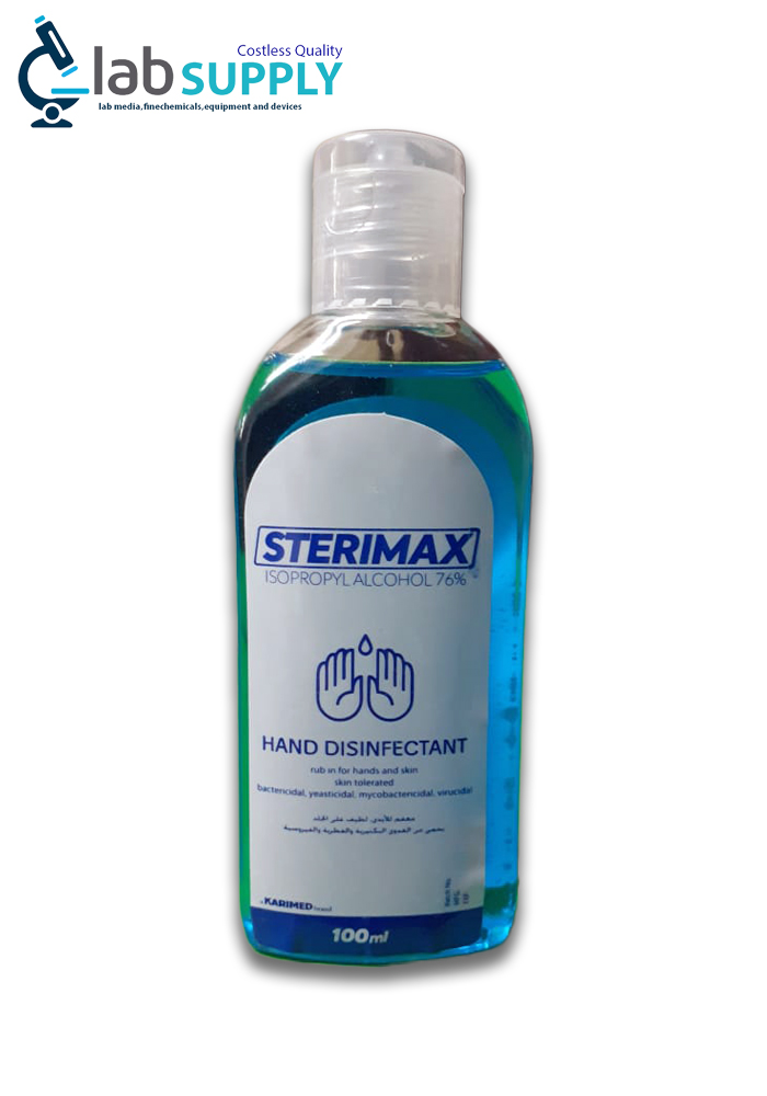 stermax.jpg Sterimax Hand Disinfectant 100ml / ستيرماكس معقم لليدين سائل 100مل - Image 1