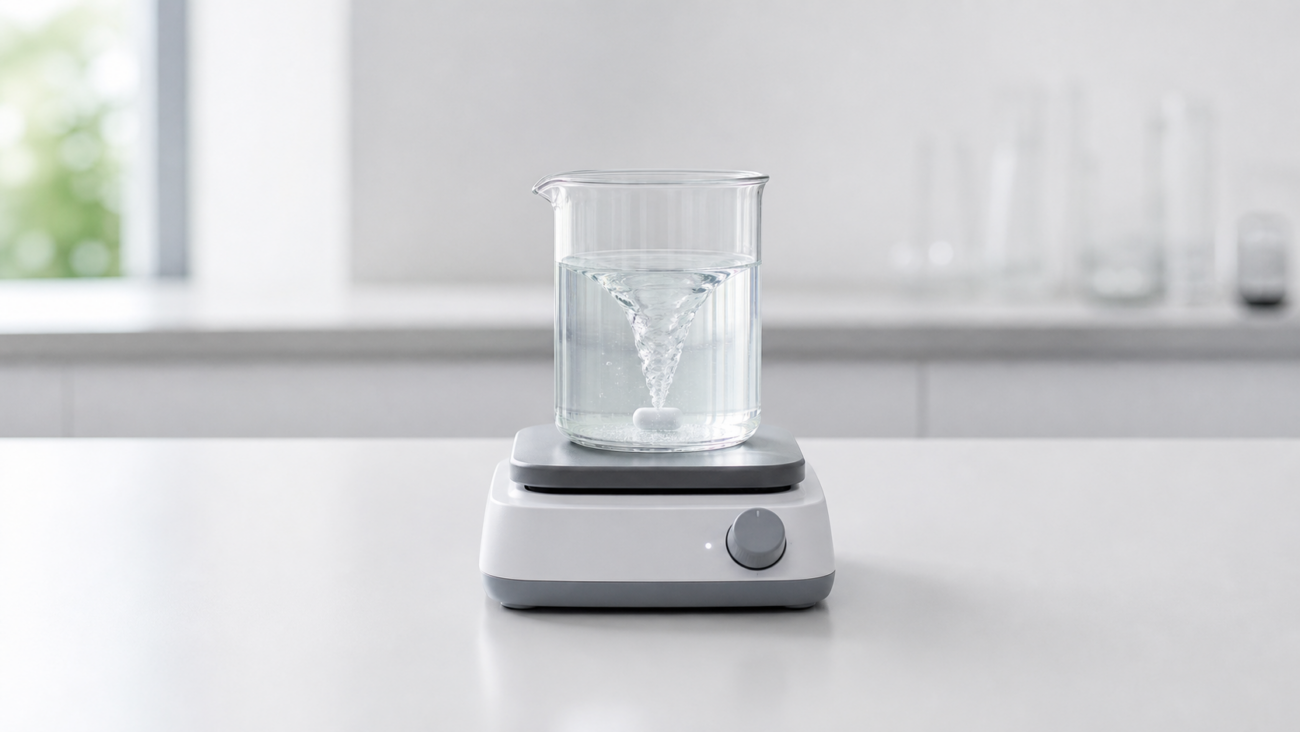 Magnetic stirrer: أفضل 7 نصائح لاختيار جهاز التحريك المناسب يُعد Magnetic stirrer من الأجهزة الأساسية في أي معمل، وفي Lab Supply Egypt (labsupplyegypt.com) نساعد الجامعات والمصانع والمستشفيات ومراكز الأبحاث على اختيار أجهزة موثوقة. في هذا المقال نشرح ما هو Magnetic stirrer، وكيف يعمل، وكيف تختار الطراز الأنسب لعملك وتحافظ عليه لسنوات طويلة. ما هو Magnetic stirrer ولماذا هو مهم؟ Magnetic stirrer هو جهاز يحرك السائل داخل الكأس أو الدورق باستخدام مجال مغناطيسي، دون أن تلمس أي أداة المحلول من الخارج. يوضع الوعاء فوق سطح الجهاز، ويوضع بداخله مغناطيس صغير مغلف بمادة خاملة، فيدور هذا المغناطيس ويحرك السائل بانتظام. يعتمد عليه الباحثون في تحضير المحاليل، وإذابة المواد الصلبة، ومزج الكواشف، وضمان تركيز متساوٍ في الوعاء كله. ويوفر Magnetic stirrer نتائج متكررة ويقلل الجهد اليدوي، كما يقلل خطر التلوث لأن الوعاء يبقى مغلقًا أثناء التشغيل. كيف يعمل Magnetic stirrer؟ يحتوي الجهاز تحت سطحه على مغناطيس يدور بواسطة محرك كهربائي. عندما يدور هذا المغناطيس يتحرك المغناطيس الصغير داخل الوعاء معه، فتتولد حركة دائرية في السائل. تضبط السرعة بمفتاح دوار أو بأزرار رقمية، ويمكن رفعها أو خفضها حسب لزوجة المحلول وحجمه. أنواع Magnetic stirrer المتوفرة في السوق لا تحتاج كل المعامل إلى الطراز نفسه، وهذه أشهر الأنواع: جهاز تحريك فقط هذا النوع من Magnetic stirrer مناسب للمحاليل التي لا تحتاج إلى حرارة. سعره اقتصادي وتشغيله بسيط، ويكفي للأعمال التعليمية والروتينية. جهاز مع تسخين يجمع هذا الطراز بين التحريك وسطح تسخين متحكم فيه، فيناسب التجارب التي تحتاج إلى إذابة مادة بالحرارة أثناء التحريك. وهو الأكثر انتشارًا في المعامل البحثية. جهاز متعدد المواضع يتيح تشغيل عدة أوعية في وقت واحد، وهو مفيد عند اختبار عينات متعددة بالظروف نفسها، فيوفر مساحة الطاولة والوقت. كيف تختار Magnetic stirrer المناسب؟ 7 نصائح عملية اتبع هذه النصائح السبع لتتخذ قرارًا واثقًا: حدد السعة المطلوبة: اختر جهازًا يناسب أحجام الأوعية التي تعمل بها، فبعض الأجهزة تحرك لترًا واحدًا وأخرى عدة لترات. راجع نطاق السرعة: المحاليل اللزجة تحتاج إلى عزم أعلى وسرعة منخفضة ثابتة. تأكد أن Magnetic stirrer يتحمل عملك: السطح المقاوم للمواد الكيميائية يطيل عمر الجهاز ويسهل تنظيفه. قرر إن كنت تحتاج التسخين: إذا كانت تجاربك تتطلب حرارة فاختر طرازًا مزودًا بسطح تسخين وحماية من ارتفاع الحرارة. اختر نوع التحكم: الشاشة الرقمية تعطي دقة أعلى من المفتاح الدوار في ضبط السرعة. انتبه لحجم السطح: السطح الأكبر يثبت الدوارق الكبيرة بشكل أفضل. اشترِ من مورد موثوق: مثل Lab Supply Egypt، حيث تجد منتجات أصلية ودعمًا فنيًا وخدمة ما بعد البيع. طريقة تشغيل Magnetic stirrer بأمان قبل البدء، ضع الجهاز على سطح مستقر وجاف، بعيدًا عن حافة الطاولة. ثم اتبع الخطوات التالية: ضع المغناطيس الصغير داخل الوعاء قبل صب المحلول. ضع الوعاء في منتصف السطح تمامًا. شغّل Magnetic stirrer على أقل سرعة، ثم ارفعها تدريجيًا. إذا كان المغناطيس يتقافز أو يخرج عن مركزه، فاخفض السرعة فورًا. عند استخدام التسخين، ابدأ بحرارة منخفضة ولا تترك الجهاز دون مراقبة. بعد الانتهاء أعد السرعة إلى الصفر، ثم أطفئ الجهاز وانتظر حتى يبرد السطح. صيانة وتنظيف Magnetic stirrer العناية المنتظمة تحافظ على كفاءة الجهاز وتطيل عمره. نظّف Magnetic stirrer بعد كل استخدام بقطعة قماش مبللة قليلًا، وأزل أي انسكابات فورًا لأنها قد تتسرب إلى الأجزاء الداخلية أو تترك بقعًا يصعب إزالتها. افصل الكهرباء قبل التنظيف، ولا تغمر الجهاز في الماء أبدًا. اغسل المغناطيس الصغير بعد كل تجربة وجففه جيدًا، وافحصه من وقت لآخر، فإذا تشقق غلافه أو تآكل فاستبدله. افحص سلك الكهرباء بشكل دوري، وتوقف عن الاستخدام فورًا عند ملاحظة تلف أو اهتزاز غير عادي أو رائحة احتراق. أخطاء شائعة يجب تجنبها كثير من المشاكل سببها عادات بسيطة. من أبرزها تشغيل Magnetic stirrer على أعلى سرعة منذ البداية، فيتقافز المغناطيس وقد يكسر الوعاء. كذلك لا تستخدم وعاءً غير مسطح القاعدة، ولا تضع حجمًا كبيرًا جدًا من السائل في جهاز صغير. وتجنب تسخين مذيبات قابلة للاشتعال دون تهوية جيدة، ولا تضع أوعية فارغة على السطح الساخن لفترات طويلة لأن ذلك يضر بالسطح ويقلل عمر الجهاز. الخلاصة يبقى Magnetic stirrer أداة عملية توفر الوقت وتزيد الدقة في أي معمل. اختر الطراز حسب السعة ونوع المحاليل والحاجة إلى التسخين، والتزم بقواعد التشغيل والصيانة، وستحصل على نتائج تثق بها. استعرض الأجهزة المتاحة لدى Lab Supply Egypt واحصل على استشارة متخصصة لاختيار الجهاز الأنسب. الأسئلة الشائعة 1. ما الفرق بين الجهاز العادي والجهاز المزود بتسخين؟ الجهاز العادي يحرك السائل فقط، أما المزود بتسخين فيجمع بين التحريك والحرارة المتحكم فيها، وهو مناسب للتجارب التي تتطلب إذابة بالحرارة. 2. لماذا يتقافز المغناطيس داخل الوعاء؟ السبب الأشهر هو رفع السرعة بسرعة كبيرة أو وضع الوعاء بعيدًا عن المنتصف. اخفض السرعة وأعد ضبط مكان الوعاء، ثم ارفع السرعة تدريجيًا. 3. هل يصلح الجهاز للمحاليل اللزجة؟ يصلح لمعظمها، لكن المحاليل شديدة اللزوجة تحتاج إلى جهاز بعزم أعلى. راجع مواصفات الطراز والحجم الأقصى قبل الشراء. 4. كيف أنظف المغناطيس الصغير؟ اغسله بالماء والمنظف المناسب بعد كل تجربة، ثم جففه جيدًا وافحص غلافه من التشققات قبل إعادة استخدامه. 5. أين أشتري أجهزة التحريك والتسخين في مصر؟ يمكنك الطلب من Lab Supply Egypt عبر labsupplyegypt.com، حيث تجد أجهزة أصلية واستشارة فنية متخصصة.